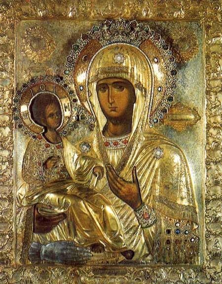 Манастир Хиландар - Чудотворна икона Богородица Тројеручица, Трисофуса
